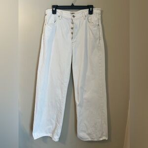 CITIZENS OF HUMANITY Premium Vintage Flavie Trouser Jean Women’s Size 31 White